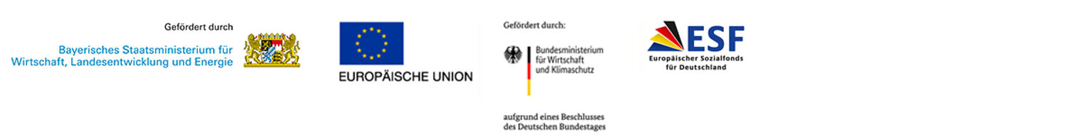 Bild der Förderlogos der Überbetrieblichen Lehrlingsunterweisung