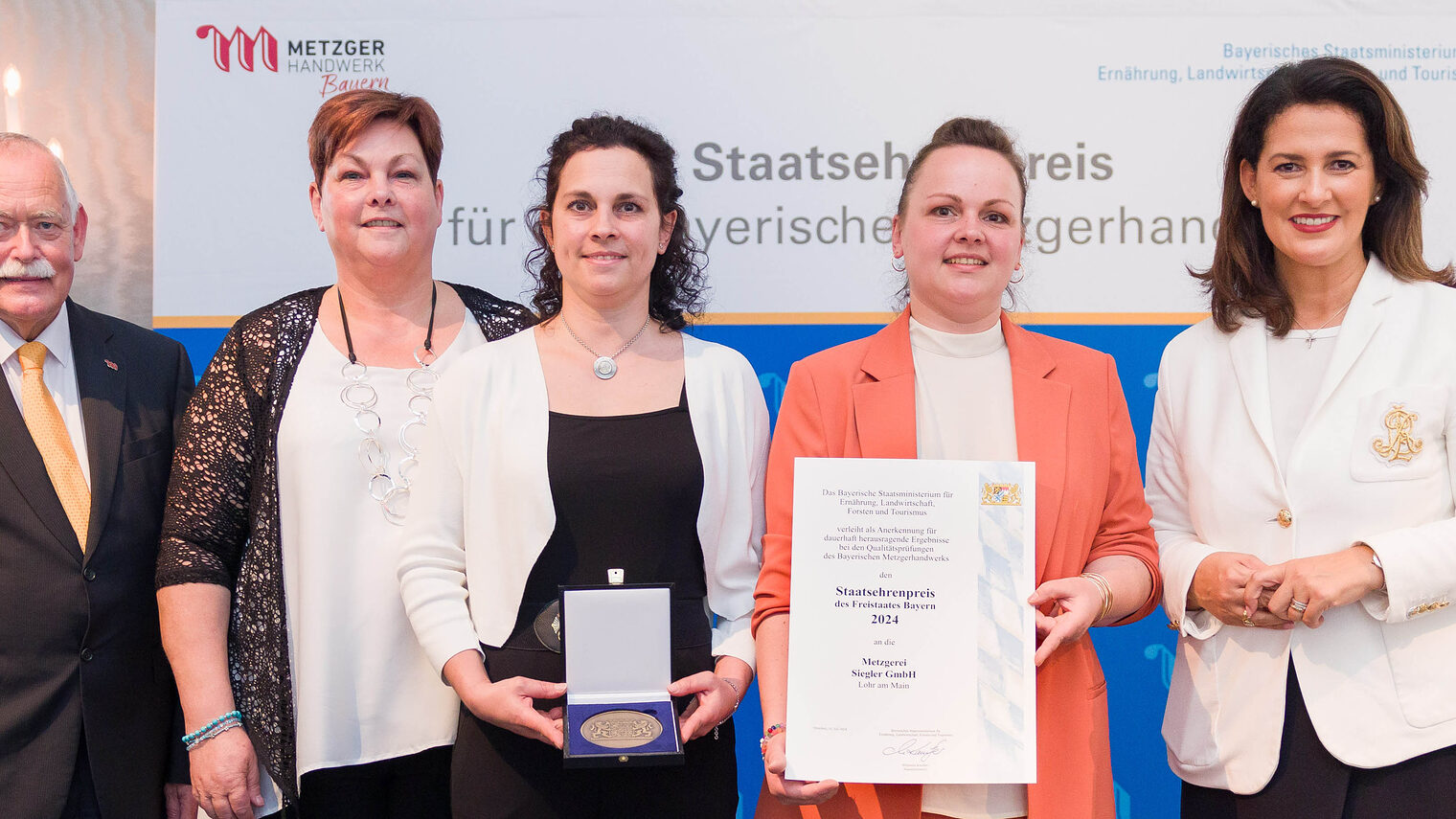 Staatsehrenpreis Metzgerhandwerk 2024 - Metzgerei Sieger aus Lohr am Main