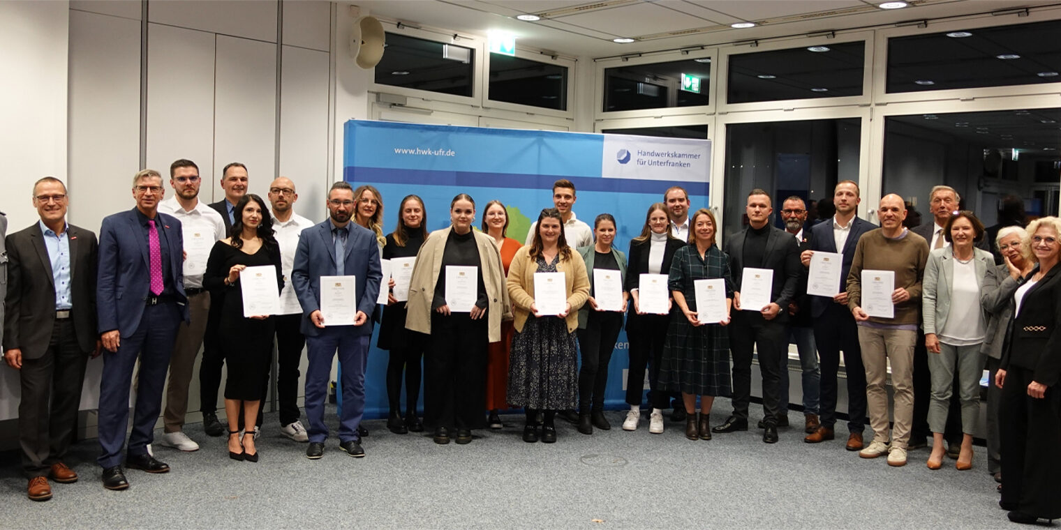 Gruppenfoto der Meisterpreisträger 2024