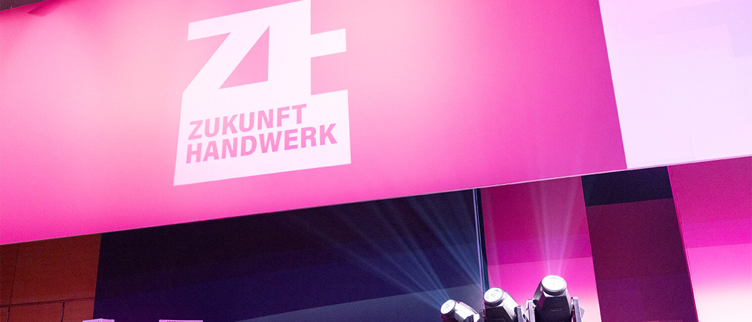 Bühne bei der Zukunft Handwerk