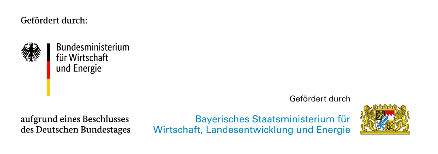 Förderlogos Bundeswirtschaftsministerium und bayerisches Wirtschaftsministerium für die Unternehmensberatung