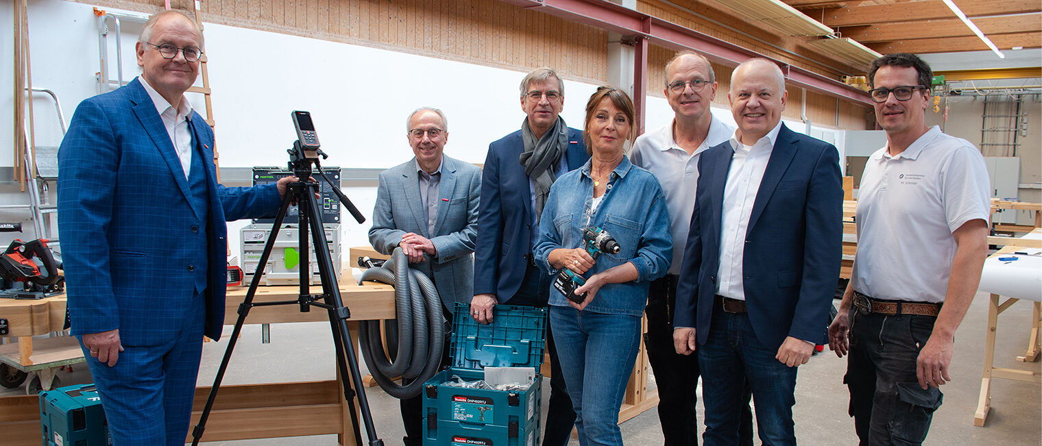 V. l. n. r. Ludwig Paul, Bernd Bratek, Michael Bissert, Sabine Förster, Frank Weimer, Mathias Rauwolf, Matthias Schirmer