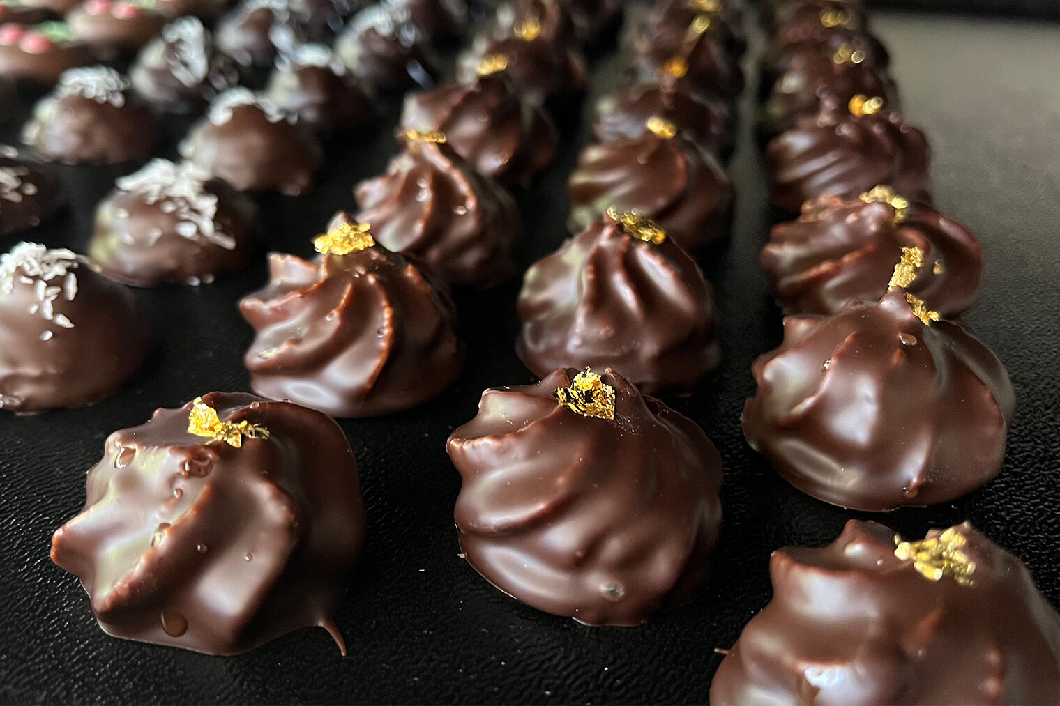 Selbstgemachte Pralinen