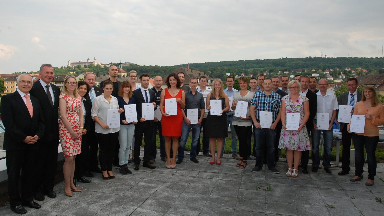 Sie waren die Besten: Die Meisterpreisträger, die bei einer feierlichen Veranstaltung in der Handwerkskammer ausgezeichnet wurden. Foto: Handwerkskammer